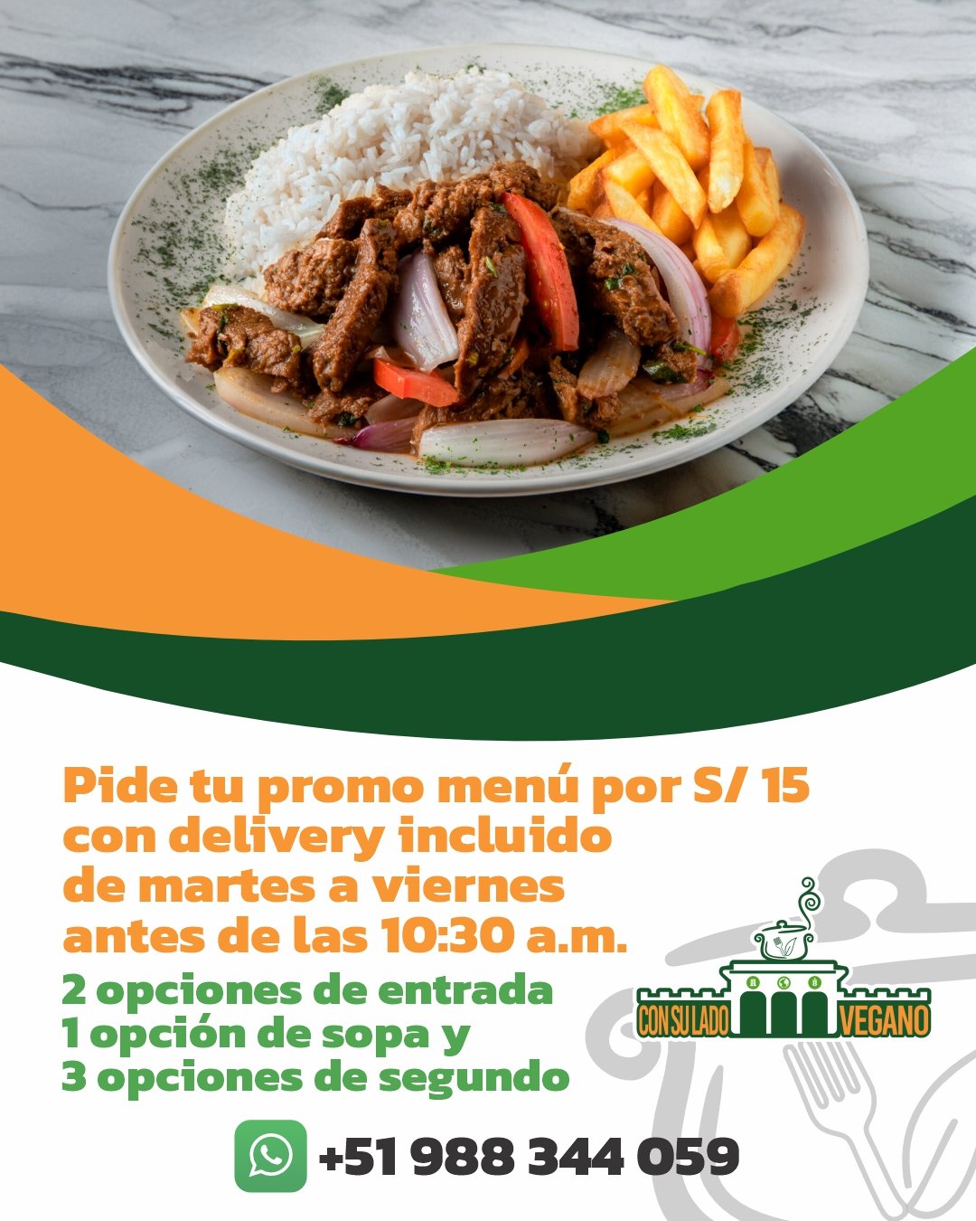 Promo Menú Vegano